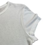 AGOLDE Women’s White Crew Neck Ribbed Ren Tee Shirt Size Medium Photo 7