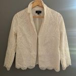J.Crew white lace eyelet cutout blazer Photo 2