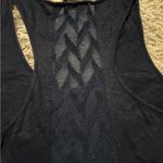 Lucky Brand  Navy Racerback Sleeveless Top Size M Photo 7