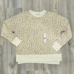 Time And Tru NWT  Faded Animal Leopard Print Sweatshirt Crew Neck Pullover Size M Photo 0