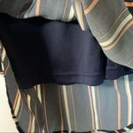 She & Sky NWT 3/4 sleeve striped shirt dress navy blue size small Photo 10