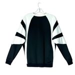 Adidas Sweatshirt Womens Small Black White Colorblock EQT Originals Streetwear Photo 1