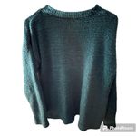 Cable & Gauge Knit Dark Emerald Green Pullover Sweater Photo 2