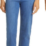 Frank & Eileen  Kinsale Jeans size 2 Medium Wash‎ Stretch Ankle Pants Raw Hem Photo 0