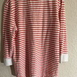 J.Crew ‎ Women's 3/4 Sleeve Clasped V Neck Cotton Striped Top Size Large Photo 2