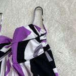 City Triangles Vintage  Bubble Dress Womens S Y2K Purple‎ Geometric Abstract Chic Photo 9