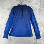 Vineyard Vines  Pullover Hoodie Quarter‎ Zip Performance Athletic Blue Size XS Photo 1