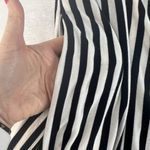 Torrid Plus 1 1X Super Soft Knits Culotte Jumpsuit Black & White Stripe Cropped Photo 5