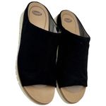 Dr. Scholls Black Suede Fabric Slip Photo 1