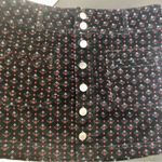 Free People NWOT Joanie Floral Mini Skirt Corduroy Black Red Pattern Academia S Photo 8