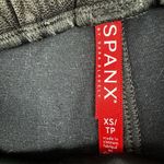 Spanx ‎ Black Elastic Waist Pull On Faux Leather Jogger Pants Size XS Photo 3