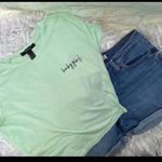 Forever 21  “baby girl” Embroidered Crop T-Shirt Photo 1