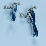 Road Runner Pin Brooch Large and Small Bird Metal Enamel Rhinestones Vintage Photo 9