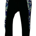 Calia Pants Womens XS Crop Leggings Black Multicolored Graphic Print Athleisure Photo 0