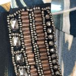 Boston Proper Women's Abstract Striped Long Bell Sleeve Top Multicolor Size XS Photo 9