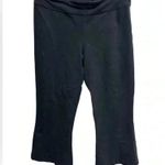 Lululemon BLACK CROPPED FLARE LEGGINGS WITH SLITS Photo 1