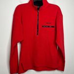 Marmot  red fleece half zip pullover made in the USA size medium Photo 0