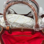 Dooney & Bourke  Ostrich Large Barlow Tote - Mushroom Photo 5