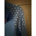 ICELANDIC DESIGN White Blue Polka Dot Nordic Ski Merino Wool Zip Jacket SZ M Size M Photo 1