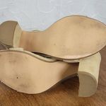 Steve Madden Womens Heels Size 8 Tan Suede Ankle Strap Open Toe Sling Back Photo 7