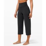 Lululemon Black Align Wide Leg Crop 23" size 4 Photo 3
