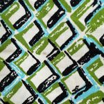 Lizgolf Audra Green Geometric Stretchy Pull On Golf Pants Women's Size 8 Photo 2