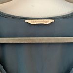 Soft Surroundings Sweater Teal Scoop Neck w/Chiffon Lining XL? *See Measurements Photo 5