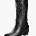 Amazon Black cowboy boots Photo 1