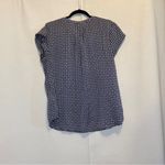 Liz Claiborne Liz Clairborn Women's Top Navy and White XL Photo 1