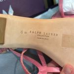 Ralph Lauren Purple Label Alissa Hot Pink Lizard Thong Sandals Size 10B Photo 5