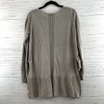Raffi Linen Knit Tie Side Pullover Sweater Size M Gray Size M Photo 1