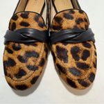 Talbots Ryan Twist Nappa Leather Leopard Calf hair loafers flats women's US 9M Photo 6
