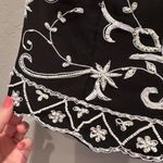 Sean Collection Vintage Black & White Sleeveless Top Sz Medium 100% Silk Photo 4