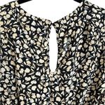 Who What Wear Women's Floral V-Neck 3/4 Sleeve Romper Black XS Casual Stylish Photo 3