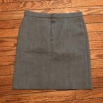 Chloé Chloe Grey Wool Skirt sz36 0US Photo 2