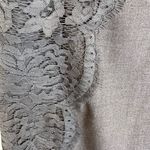 Elle Beautiful  HTHR‎ Gray Lace Dress 👗 Size 14 NWT Parisian Polished Photo 6