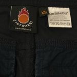 Cintamani Convertible Cargo Capris Shorts XS Black Photo 5