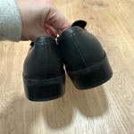 Open Edit  | Women's Black Faux Leather Square Toe Business Loafer Shoes, 6.5M Photo 4