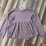 Knox Rose NWT Lilac Knit Baby Doll Sweater Women's Size Small Photo 2