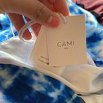 Cami NYC  Womens M Blue White Tie Dye Silk Tank Top Photo 3