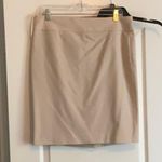 Anne Klein Classic Beige Pencil Skirt Photo 0