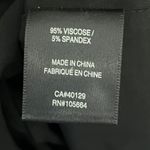 L.A.M.B. Women’s Black Side Drape Ruched Midi Skirt Size M Photo 3