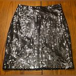 Cache  Black Sequin Encrusted Lined Mini Pencil Skirt Size Small Vintage 1970s‎ Photo 0