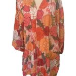 Trina Turk Cover Up Woman's Size S/M Floral Sunny Bloom Multicolor Swimwear Photo 4