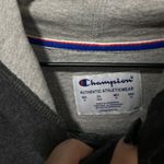 Champion | Fleece Powerblend Charcoal Gray Pullover Unisex Hoodie Sweatshirt M Photo 2