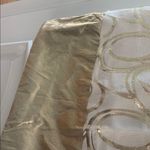 Milly  | White /Gold Mod Shift Formal Dress 6 retro Photo 2