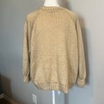 ASOS  Boxy Fit Crewneck Sweater Beige Size 2 Photo 2