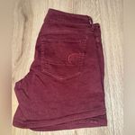 American Eagle  outfitters midi burgundy purple red shorts Photo 1