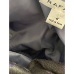 Rafael wool blend blazer womens size 6 small grey polka dot purple Gray Photo 7