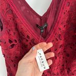 Kendall + Kylie  NWT Red Lace Tie Romper Photo 6